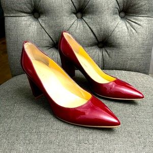 Ivanka Trump pointed toe block heel pump